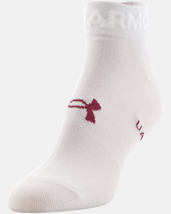Women's UA Essential Low Cut Socks - 6-Pack, Pink, pdpMainDesktop image number 11